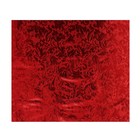 Лоскут для рукоделия, 50 х 50см, парча, серебро на красном, размытый рисунок - фото 9590567