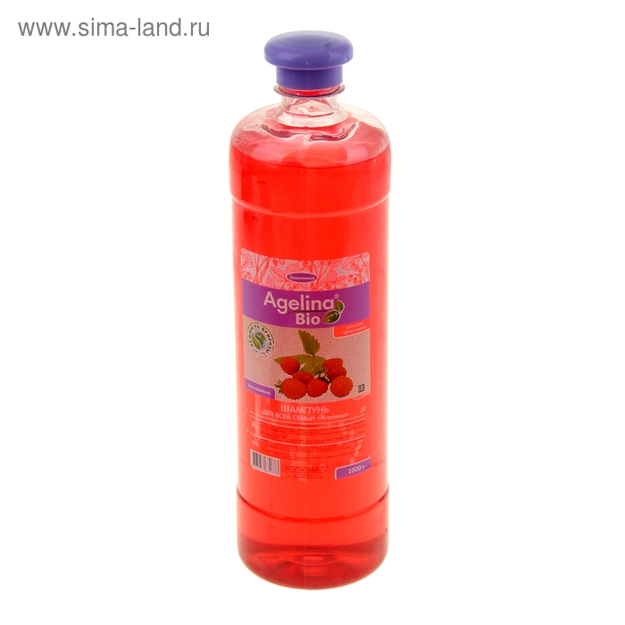 Шампунь "Агелина BIO" земляника, для всех типов волос, 1000гр - Фото 1