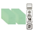 Комплект тетрадей из 20 штук, 18 листов в линию КПК "Зелёная обложка", блок офсет, белизна 90% - фото 24545267