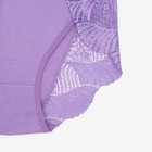 Трусы женские слипы, цвет фиолетовый, р-р 52-54 - фото 37446947