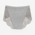 Трусы женские слипы, цвет серый, р-р 52-54 - фото 42753598