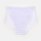 Трусы женские слипы, цвет белый, р-р 52-54 - Фото 3