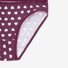 Трусы женские слипы, цвет бордовый, р-р 44-46 - фото 24712406