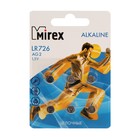 Батарейка алкалиновая Mirex, LR726, AG2, 1.5В, блистер, 6 шт 9377657 - фото 9564269