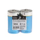Батарейка алкалиновая Mirex, C, LR14-2S, 1.5В, спайка, 2 шт. - фото 8753757