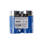 Батарейка алкалиновая Mirex, C, LR14-2S, 1.5В, спайка, 2 шт. - фото 9766280