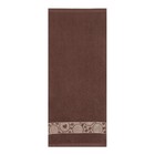 Полотенце 30х60 см, Кофе, коричневый МИКС, 340 гр/м, махра, хлопок - Фото 2
