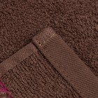 Полотенце 30х60 см, Кофе, коричневый МИКС, 340 гр/м, махра, хлопок - Фото 5