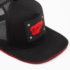 Бейсболка MINAKU с нашивкой цвет черный , размер 56-58 - фото 25431448