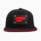 Бейсболка MINAKU с нашивкой цвет черный , размер 56-58 - фото 25431449