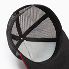 Бейсболка MINAKU с нашивкой цвет черный , размер 56-58 - фото 25431451