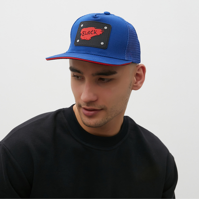 Бейсболка мужская с нашивкой MINAKU, размер 56-58, синяя