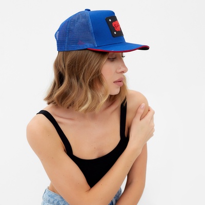 Бейсболка мужская с нашивкой MINAKU, размер 56-58, синяя