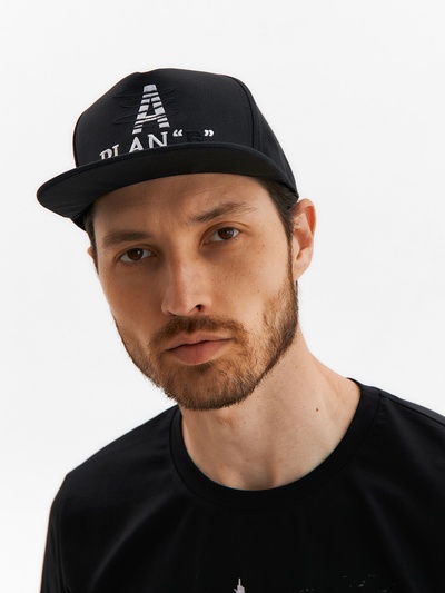 Бейсболка мужская с вышивкой MINAKU, размер 56-58, чёрная