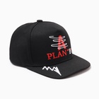 Бейсболка мужская с вышивкой MINAKU, размер 56-58, чёрная - Фото 4