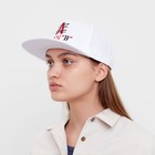 Бейсболка мужская с вышивкой MINAKU, размер 56-58, белая - Фото 8