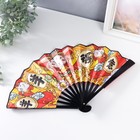 Веер пластик, текстиль "Зверята" МИКС 26 см - фото 21899214