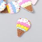 Декор для творчества резина "Рожок мороженого" набор 15 шт МИКС 3,3х2,2 см - Фото 3