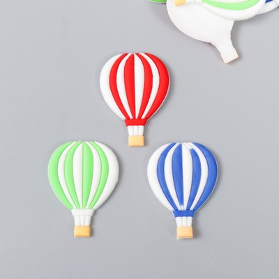 Декор для творчества резина "Воздушный шар" набор 15 шт МИКС 3,5х2,5 см