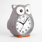 Часы - будильник детские «Совушка», с подвесом, дискретный ход, d-9 см, 14.5×4×16 см, АА - Фото 3
