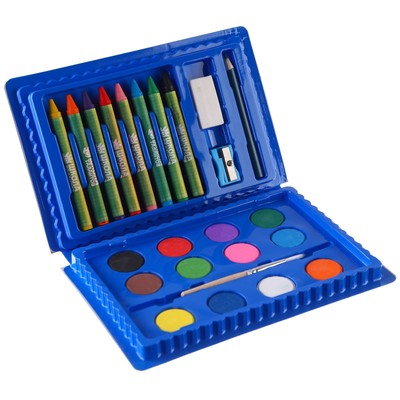 Набор для рисования «Синий трактор», 24 предмета