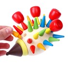 Сортер деревянный для малышей «Весёлый ёжик», развивающая игра - Фото 5