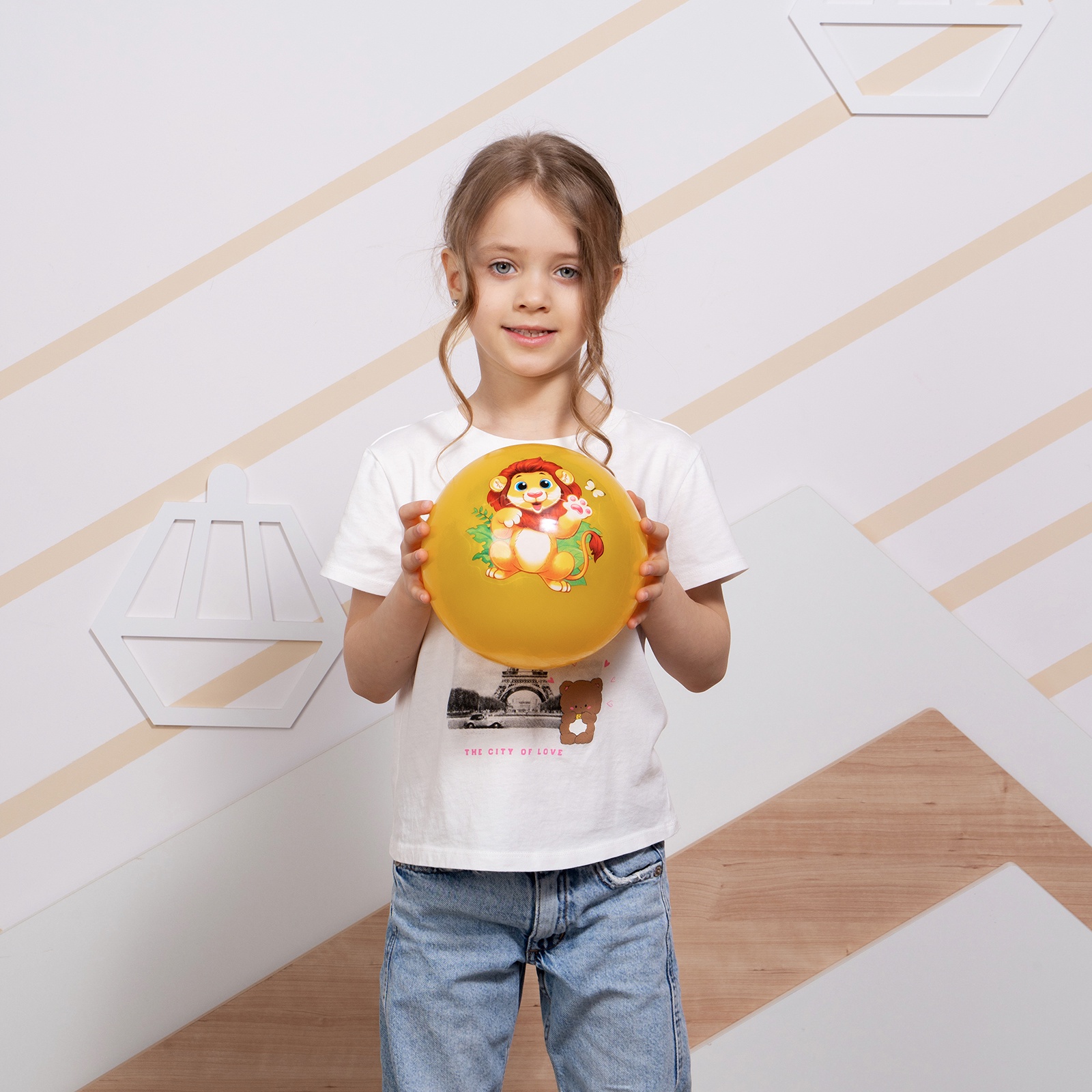Мяч детский ZABIAKA «Лев», d=22 см, 60 г (9000686) - Купить по цене от ...