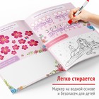 Набор многоразовых книжек «Напиши и сотри», 3 шт по 16 стр., 17 × 24 см, + 3 маркера, Принцессы - Фото 5