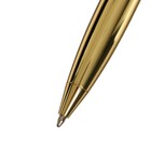 Ручка подарочная шариковая Calligrata, в кожзам футляре ПБ U,поворотная, корпус черный с золотом - Фото 3