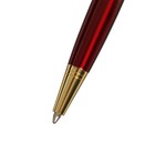 Ручка подарочная шариковая Calligrata, в кожзам футляре ПБ S, поворотная, корпус бордо/золото - фото 9496988