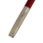 Ручка подарочная перьевая в кожзам футляре, корпус бордо с серебром - фото 6746334