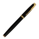 Ручка подарочная шариковая Calligrata, в кожзам футляре ПБ IM, корпус черный с золотом - Фото 2