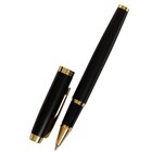 Ручка подарочная шариковая Calligrata, в кожзам футляре ПБ IM, корпус черный с золотом - фото 9508253