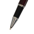 Ручка подарочная шариковая в кожзам футляре, корпус фиолетовый - фото 6746357