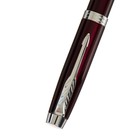 Ручка подарочная шариковая в кожзам футляре, корпус фиолетовый - фото 6746358