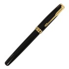 Ручка подарочная перьевая Calligrata, в кожзам футляре ПБ S, корпус черный с золотом - фото 9496992