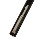 Ручка подарочная шариковая Calligrata, в кожзам футляре ПБ N, корпус черный с серебром - фото 7615572