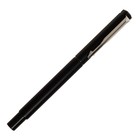 Ручка подарочная перьевая Calligrata, в кожзам футляре ПБ N, корпус черный с серебром - фото 7292308