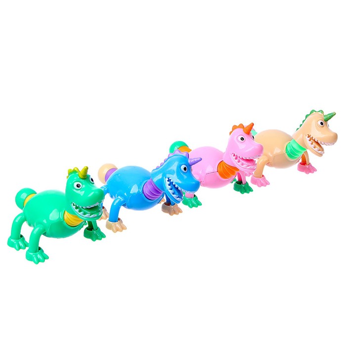 Развивающая игрушка «Динозавр», цвета МИКС - фото 1897310558