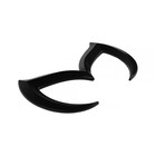 Накладка на автомобиль мазда, черный - Фото 4