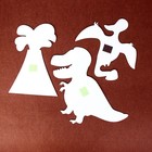 Бизиборд на стену из фетра «Динозавры и драконы» 32 детали на липучке, размер поля — 105 × 75 см - фото 3884069