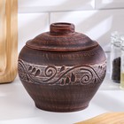 Горшочек для запекания «Ангоб», 700 мл, красная глина - Фото 1