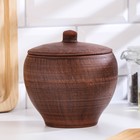 Горшок для жаркого «Гладкий», 550 мл, 10×12 см, красная глина - Фото 4