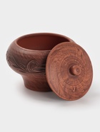 Горшок для запекания «Вьюнок», 600 мл, красная глина - Фото 2