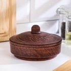 Блюдо для запекания, 300 мл., 12×5 см, красная глина - Фото 1