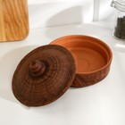 Блюдо для запекания, 300 мл., 12×5 см, красная глина - Фото 6