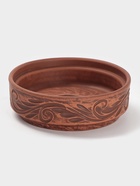 Форма для запекания «Вьюнок», 300 мл., 12×4 см, красная глина - Фото 1