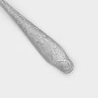 Вилка столовая «Дубрава», длина 19.5 см, толщина 2 мм, нержавеющая сталь, серебристая - Фото 3