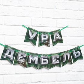 Гирлянда на ленте «Дембель», длина 250 см (комплект 2 шт)