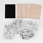 Доски для выжигания «Рисунки для мальчиков», с трафаретами - Фото 3